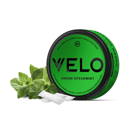 Velo Green Spearmint 14mg nicotine pouches
